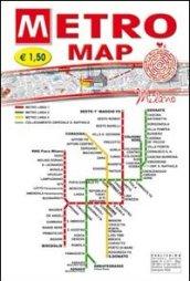 Metro map Milano