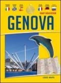Genova map souvenir. Guida e mappa