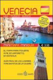 Venezia in lingua. Minimappa e miniguida. Ediz. spagnola