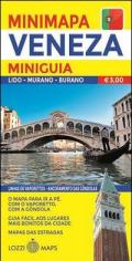 Venezia. Miniguida e minimappa. Ediz. portoghese