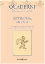 Quaderni del premio letterario Giuseppe Acerbi. Letteratura lituana