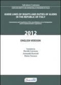 Carta dei diritti e dei doveri dello straniero in Italia. Ediz. inglese