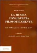 La musica considerata filosoficamente. Echi del Risorgimento e del «bello ideale»