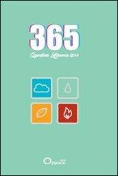 365. Agenda letteraria 2014. Ediz. verde