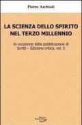 La scienza dello spirito nel terzo millennio