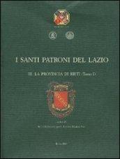 I santi patroni del Lazio. 3: La provincia di Rieti
