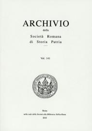 Archivio della Società romana di storia patria. Vol. 141