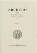 Archivio della Società romana di storia patria: 137