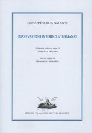 Osservazioni intorno a' romanzi. Ediz. critica