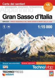 Gran Sasso d'Italia. Carta dei sentieri