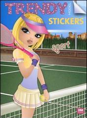 Trendy model stickers sport. Con adesivi