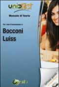 UnidTest 4. Manuale di teoria-Glossario per Bocconi e Luiss. Manuale di teoria per i test di ammissione. Con software di simulazione