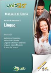 Manuale di teoria. Per i test di ammissione a: Lingue. Valido anche per: mediazione linguistica, mediazione culturale, lingue e letterature ... Contenuto digitale (fornito elettronicamente)