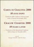 Carta di Cracovia 2000. 10 anni dopo. Ediz. italiana e inglese