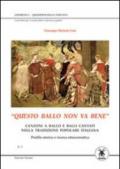 «Questo ballo non va bene». Canzoni a ballo e balli cantati nella tradizione popolare italiana