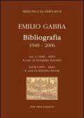 Emilio Gadda bibliografia