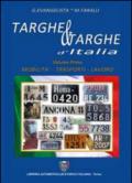 Targhe & targhe d'Italia. 1.Mobilità, trasporti, lavoro