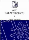 Voci del Novecento. Vol. 5