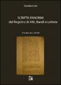 Scripta Panormi dal registro di atti, bandi e lettere