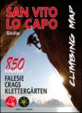 San Vito Lo Capo climbing map. 850 vie. Ediz. italiana, inglese e tedesca