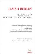 Pluralismo. Voci di una categoria