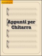 Appunti per chitarra- Formato A4