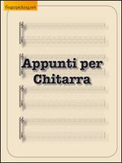 Appunti per chitarra. A5