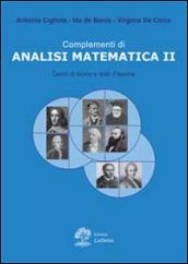 Complementi di analisi matematica 2