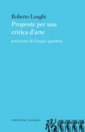 Proposte per una critica d'arte