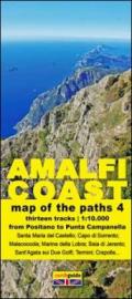 Map of the paths of the Amalfi coast. Scale 1:10.000: 4