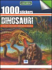 1000 stickers dinosauri. Con tanti adesivi per completare le immagini