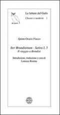 Iter bundisinum. Satira I,5. Il viaggio a Brindisi