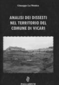 Analisi dei dissesti nel territorio del comune di Vicari