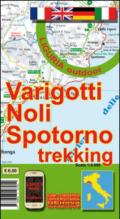 Varigotti, Noli, Spotorno trekking. Carta dei sentieri 1:8.000