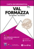 Carta escursionistica val Formazza. Scala 1:25.000. Ediz. italiana, inglese e tedesca. 11: Val Formazza nord est. Val Bavona, Val Maggia