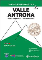 Carta escursionistica valle Antrona. Scala 1:25.000. Ediz. italiana, inglese e tedesca. 7: Pizzo d'Andolla, Villadossola