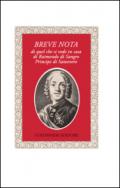 Breve nota di quel che si vede in casa di Raimondo di Sangro principe di Sansevero