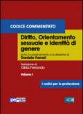 Diritto, orientamento sessuale e identità di genere. Codice commentato: 1