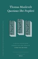 Thomas Manlevelt - Questiones libri Porphirii