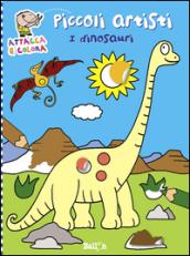 I dinosauri. Piccoli artisti. Album con stickers. Ediz. illustrata