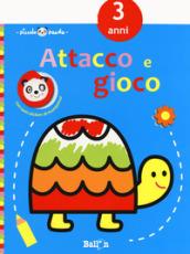 Piccolo panda. Attacco e gioco. 3 anni. Con adesivi (blu). Ediz. a colori