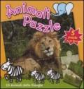 Gli animali della giungla. Animali puzzle. Ediz. illustrata