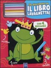 Il re ranocchio. Che divertimento con il libro lavagnetta. Ediz. illustrata. Con gadget