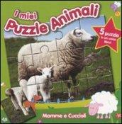 Mamme e cuccioli. I miei puzzle animali. Libro puzzle. Ediz. illustrata