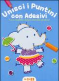 Unisci i puntini. Copertina azzurra (1-25). Con adesivi