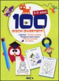 100 giochi divertenti. 3-5 anni. Labirinti, Gioca a puntini, Disegnare passo passo, Colorare secondo un codice.... Ediz. illustrata