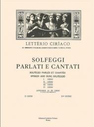 L. Ciriaco. Solfeggi Parlati e Cantati 2° Corso