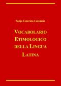 Vocabolario etimologico della lingua latina