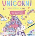 Unicorni. Magici inchiostri ad acqua. Scatola craft. Con 4 card da dipingere. Con pennello. Con tavolozza con 5 boccette di inchiostro