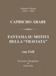 Francisco Tárrega (1852-1909): Capricho árabe & Fantasia su motivi della «Traviata» +TAB. Con QR Code